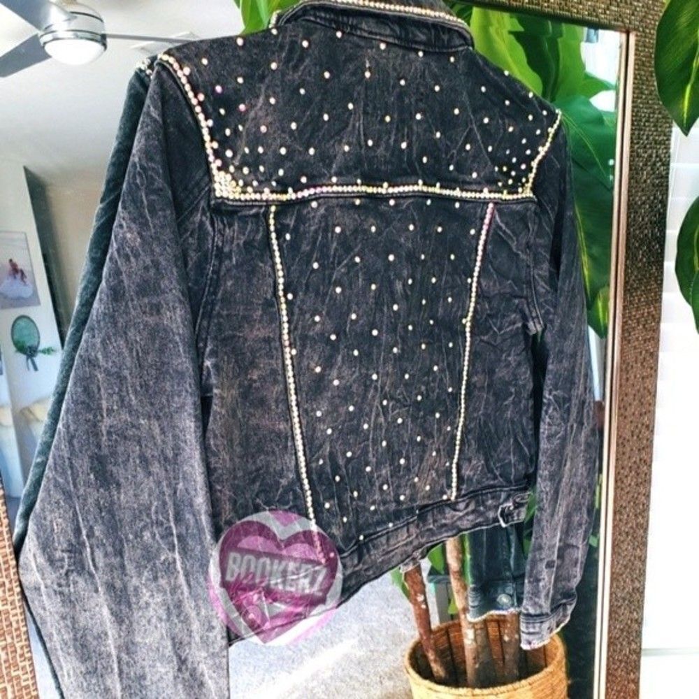 Custom Bling Jean Jacket - Picture 5 of 14